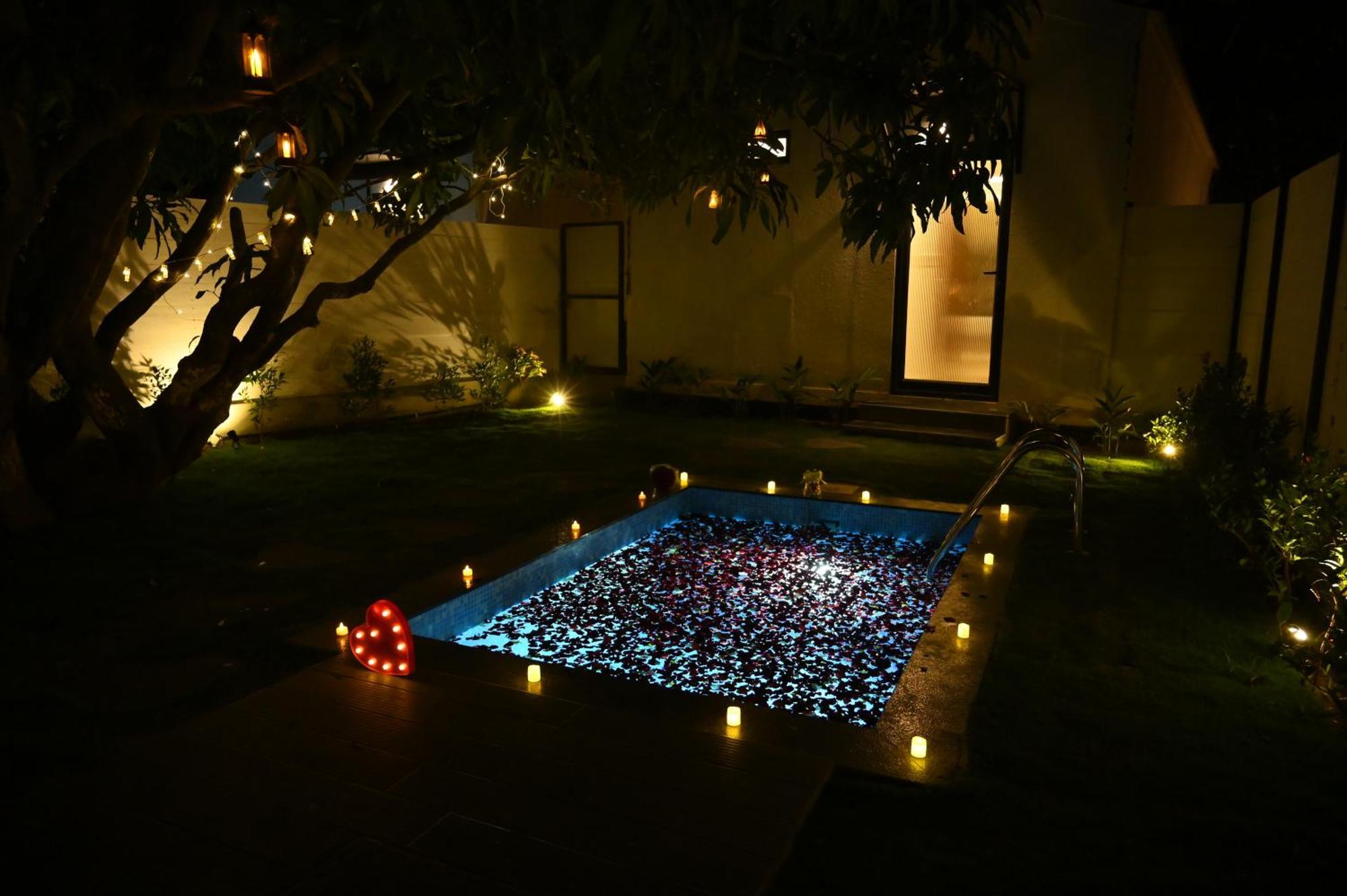 Aura Farms - Private Pool Cottages Rāmanagaram Exterior foto