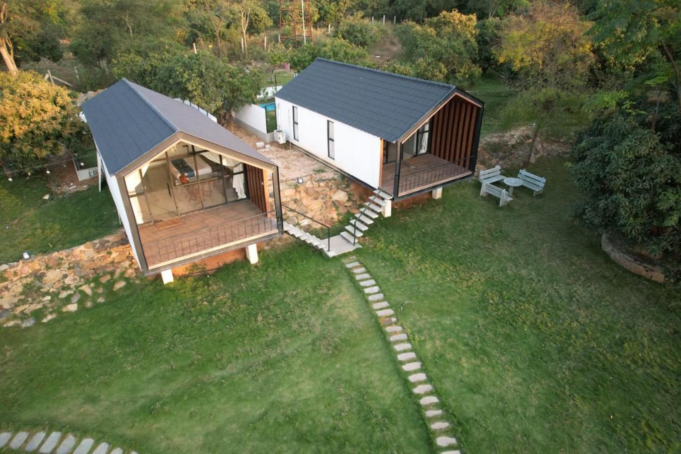 Aura Farms - Private Pool Cottages Rāmanagaram Exterior foto